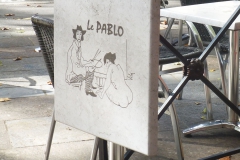 Table du café Le Pablo