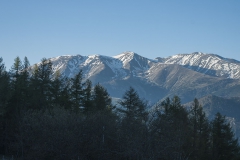 Une vue depuis le col d'Ares